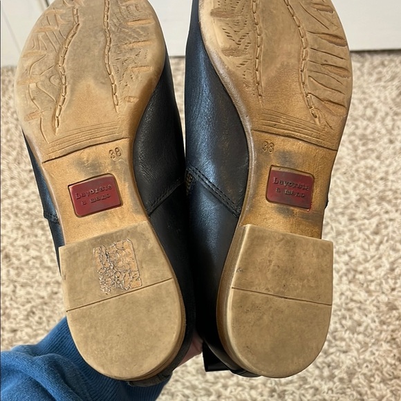 Bueno Footwear Vale Leather Black Minimal Ankle Boots - Size 38 EU 7 US - Picture 14 of 16